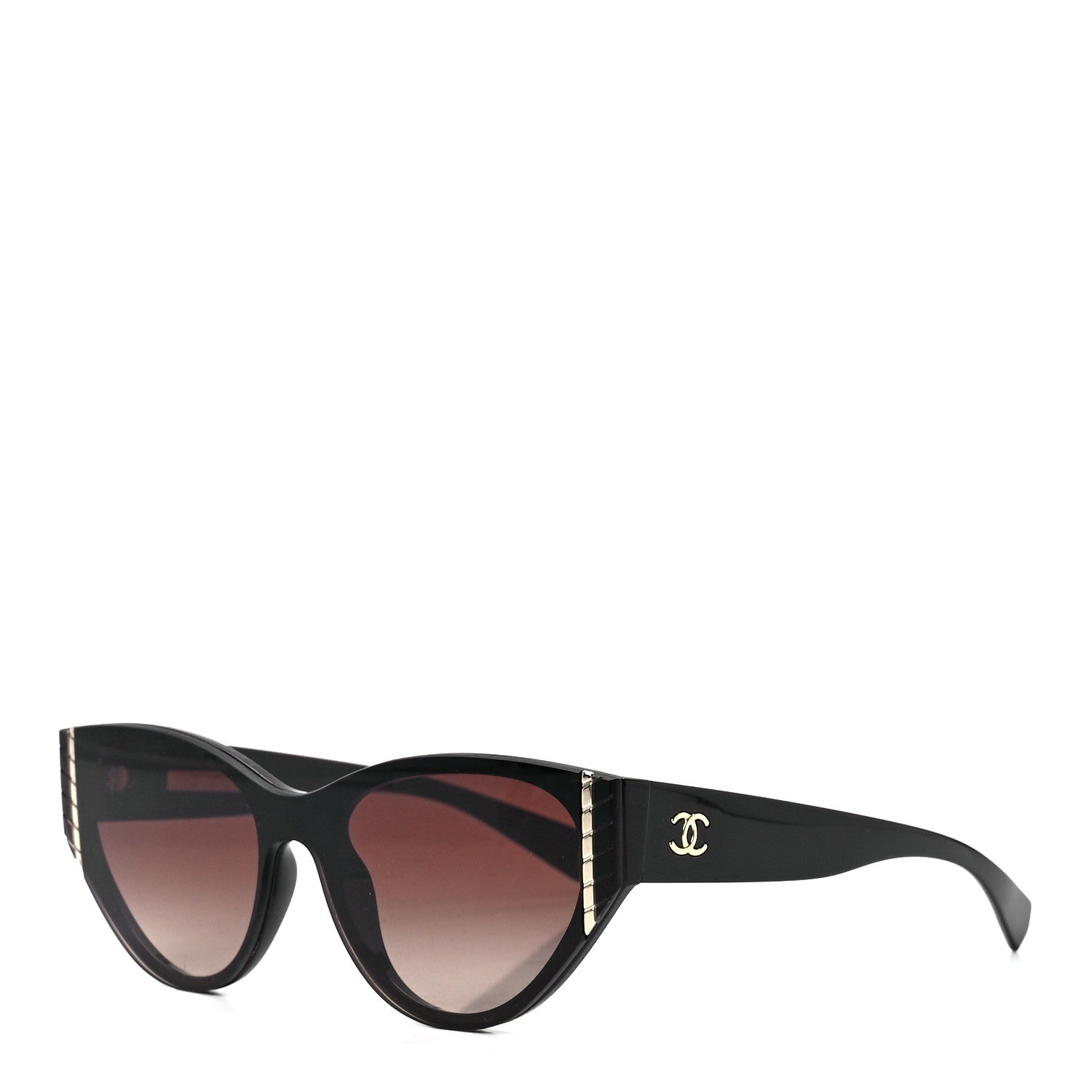 Chanel CC Cat Eye Sunglasses 6054 Brown 1 of 8