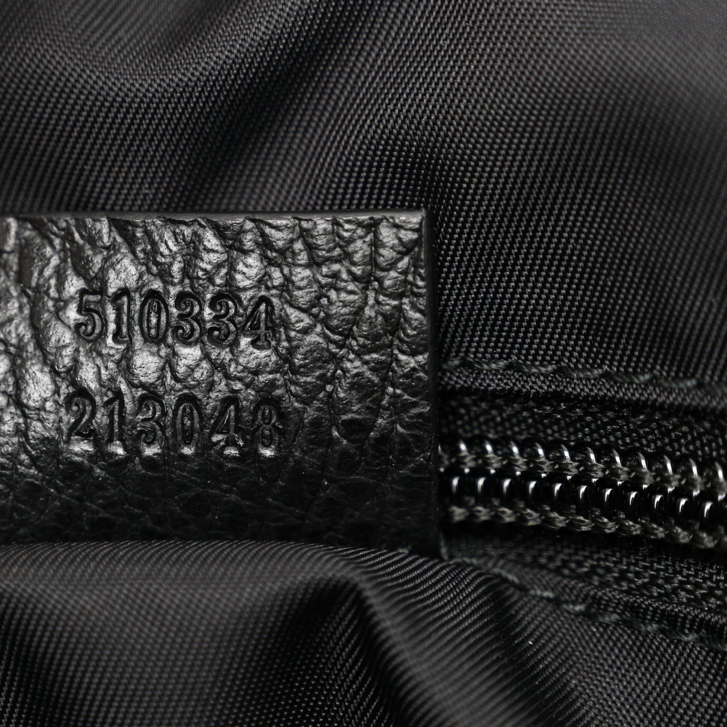 Nylon Monogram Double Buckle Flap Messenger Bag Black