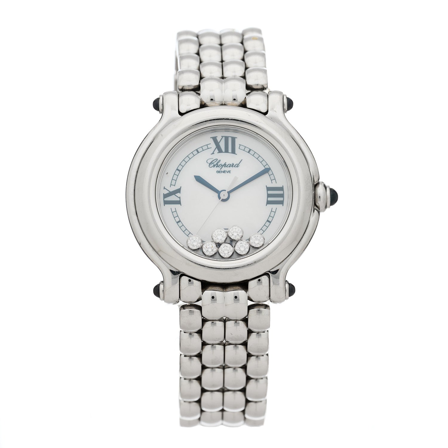 Chopard Stainless Steel 7 Diamond 32mm Happy Sport Quartz Watch 1 of 5