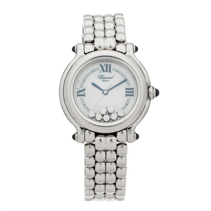 Chopard Stainless Steel 7 Diamond 32mm Happy Sport Quartz Watch 1 of 5