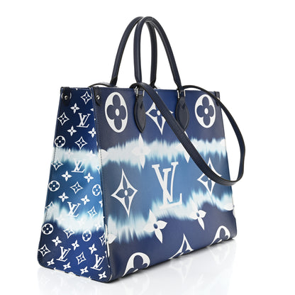 Louis Vuitton Monogram Escale Onthego GM Blue 3 of 13