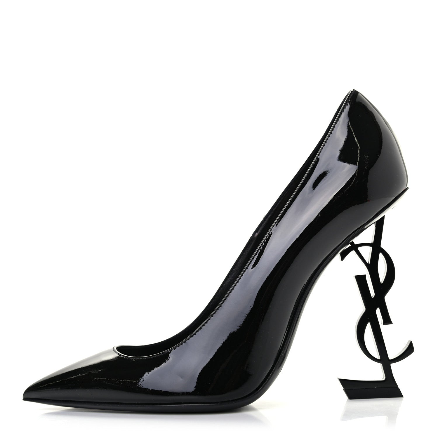 Saint Laurent Patent Opyum 110 Pumps 37.5 Black 1 of 8