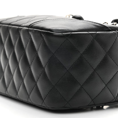 Chanel Calfskin Quilted Small Cambon Bowler Black White 8 of 8