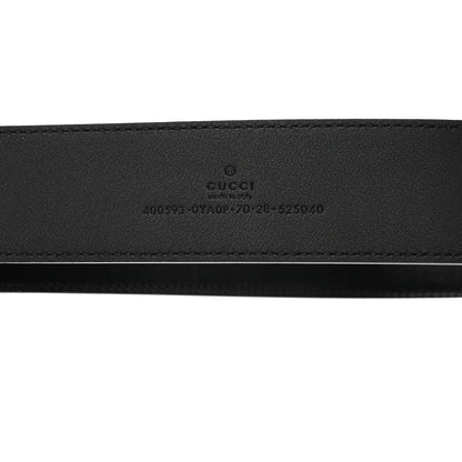Gucci Plutone Calfskin Palladium Double G 40mm Belt 70 28 Black 3 of 6