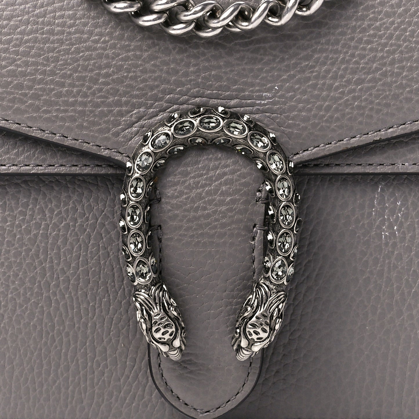 Calfskin Mini Dionysus Shoulder Bag Dusty Grey