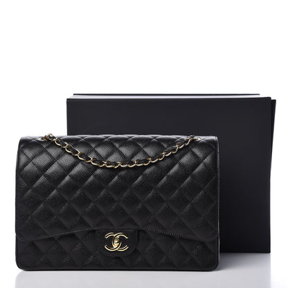Chanel Caviar Quilted Maxi Double Flap Black 11 of 11