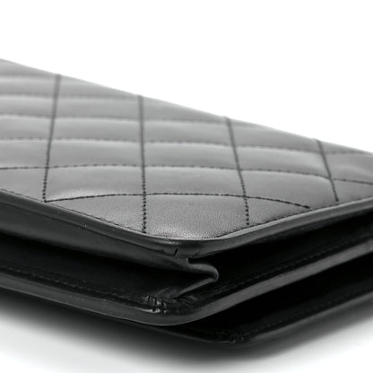 Chanel Calfskin Quilted Cambon Wallet On Chain WOC Black 11 of 12