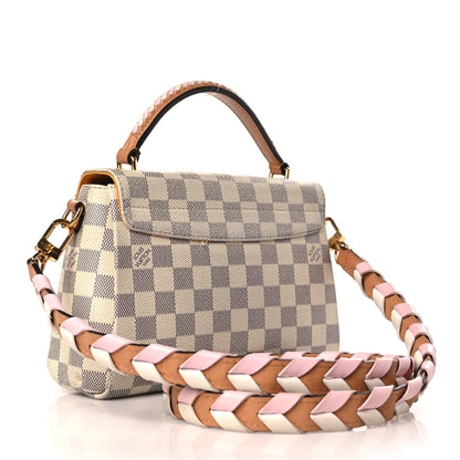Louis Vuitton Damier Azur Braided Croisette Rose 5 of 11