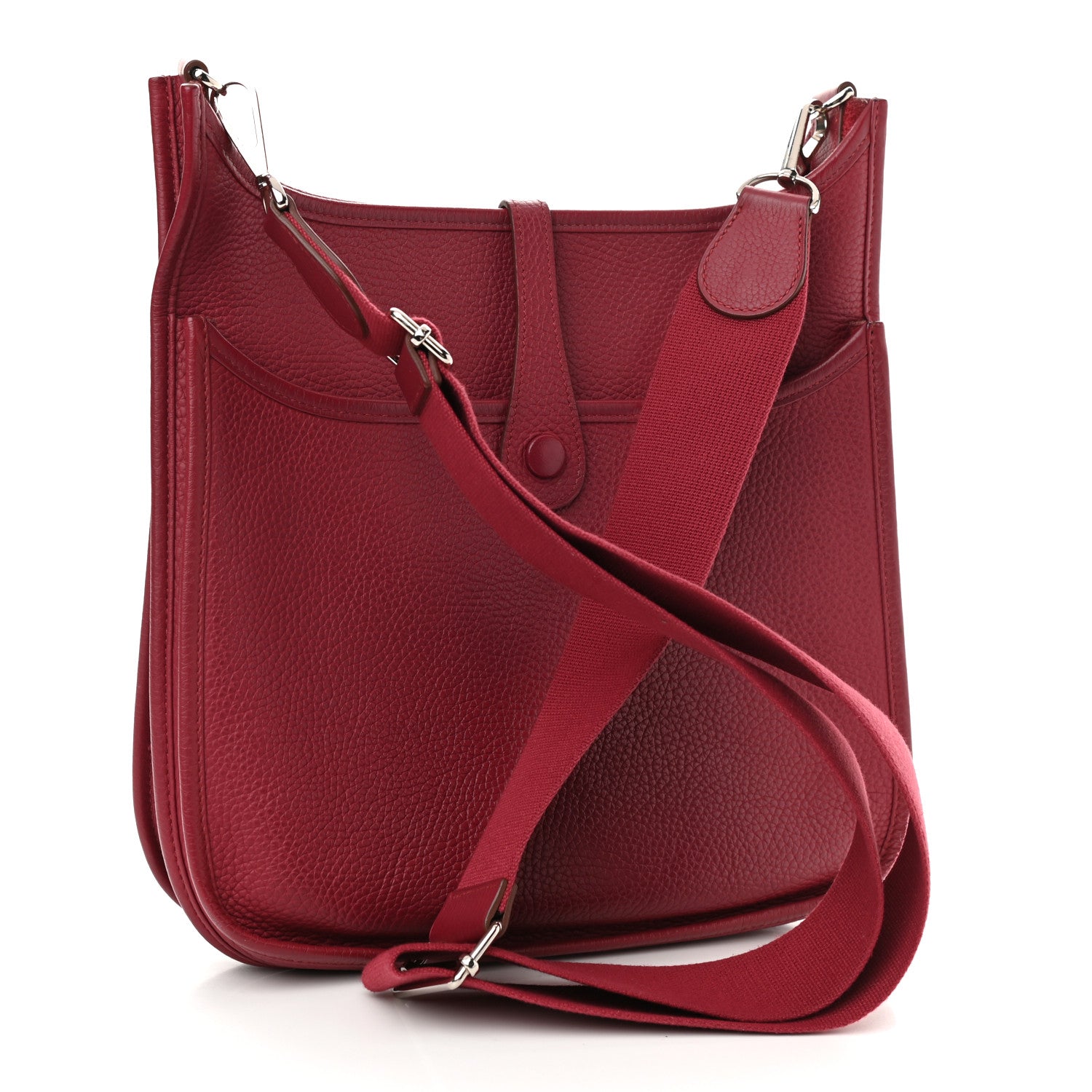 Hermes Taurillon Clemence Evelyne III PM Rubis 3 of 16