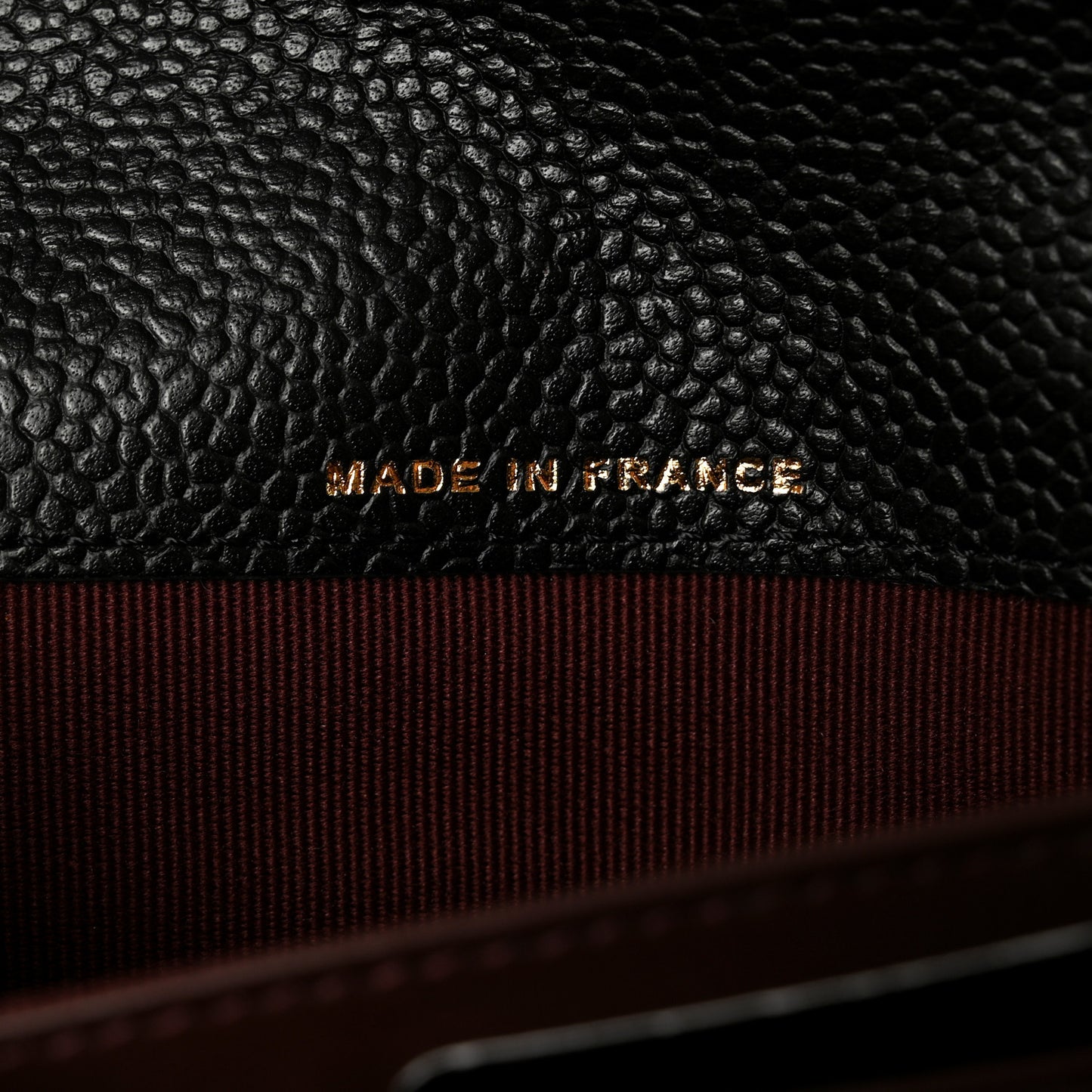Caviar Quilted Large Flap Wallet Black