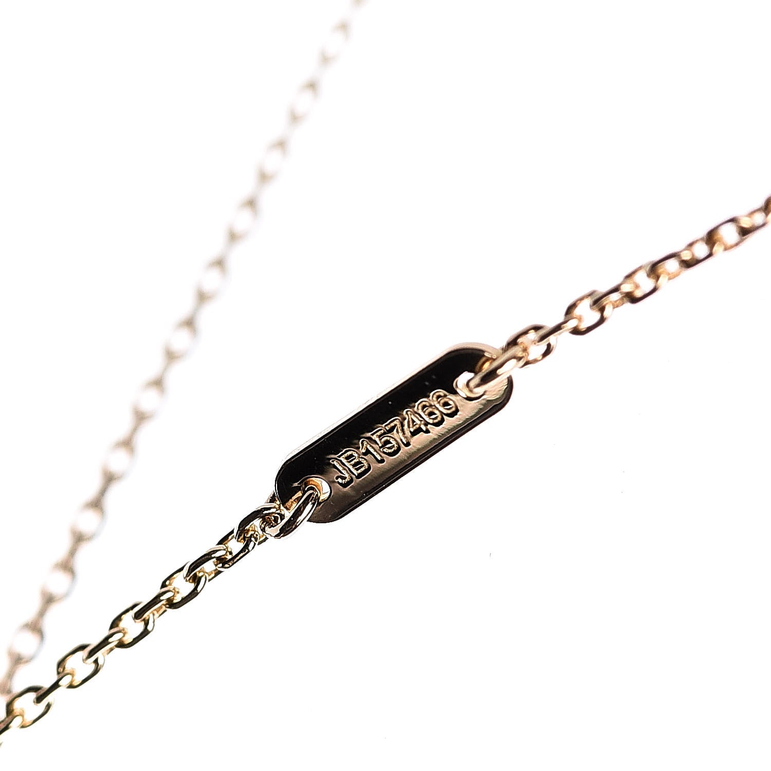 Van Cleef & Arpels 18K Yellow Gold Mother of Pearl Sweet Alhambra Pendant Necklace 5 of 7