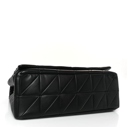 Saint Laurent Lambskin Matelasse Monogram Oversized Jamie Black 4 of 9
