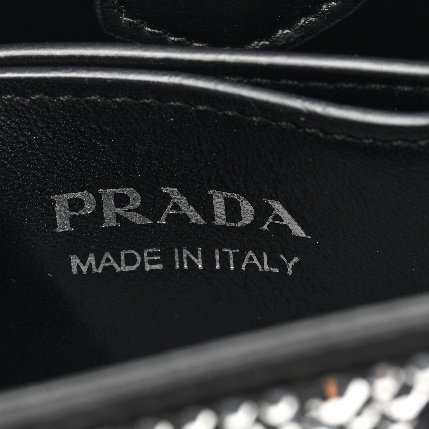 Prada Satin Crystal Small Panier Bucket Bag Metal 7 of 10