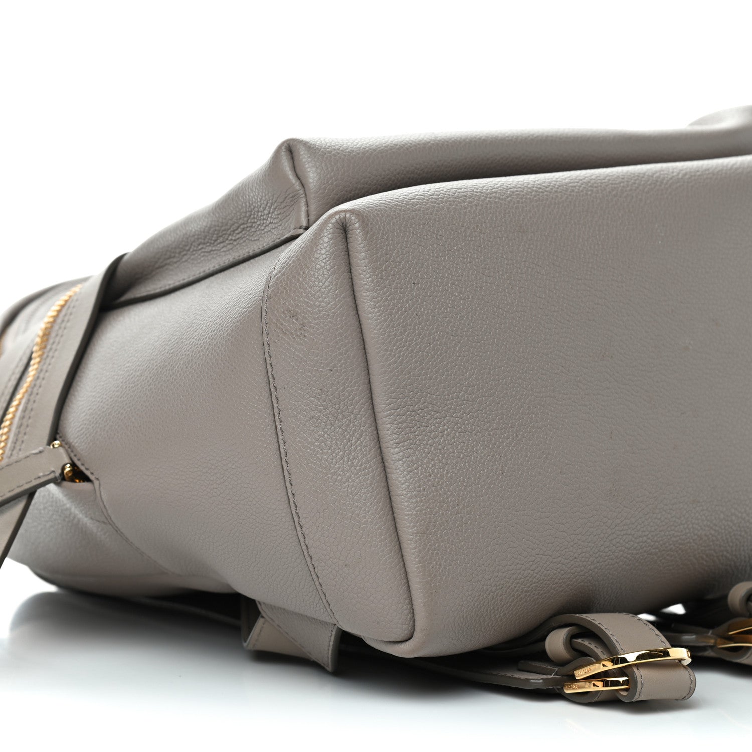 Tom Ford Grained Calfskin Epson Big Zip Backpack Taupe 6 of 8