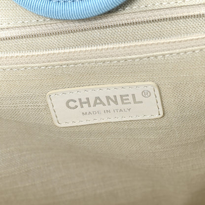 Chanel Mixed Fibers Medium Deauville Tote Light Blue 7 of 11