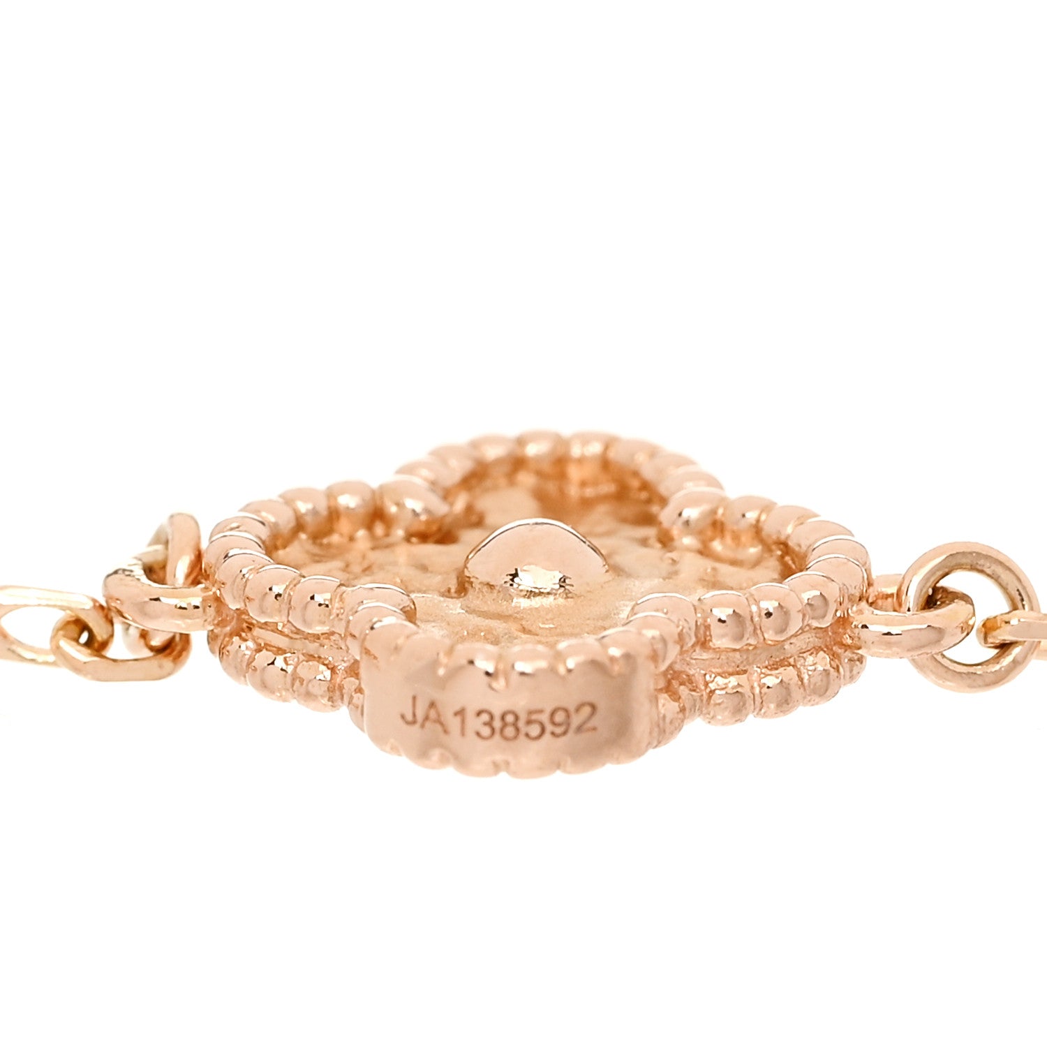 Van Cleef & Arpels 18K Rose Gold 6 Motifs Sweet Alhambra Bracelet 4 of 6