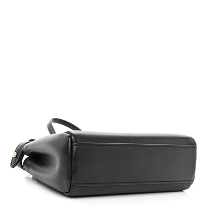 Fendi Nappa Micro Peekaboo Iconic Satchel Black 7 of 19