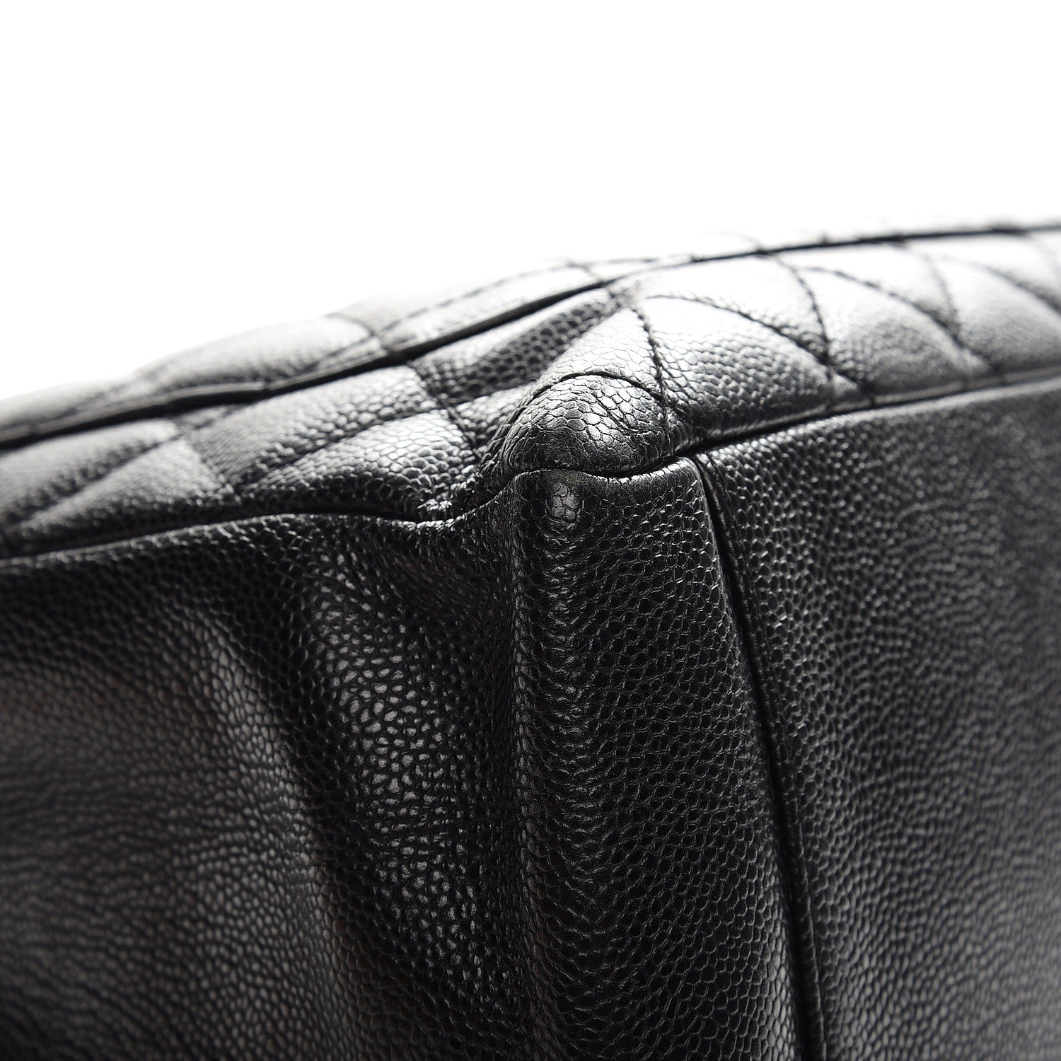 Chanel Caviar Quilted Grand Shopping Tote GST Black 10 of 12