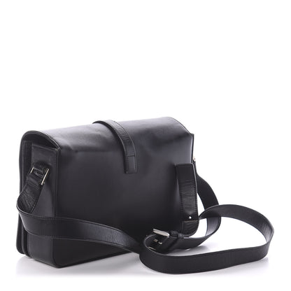 Saint Laurent Smooth Calfskin Medium Classic Monogram Universite Bag Black 3 of 9