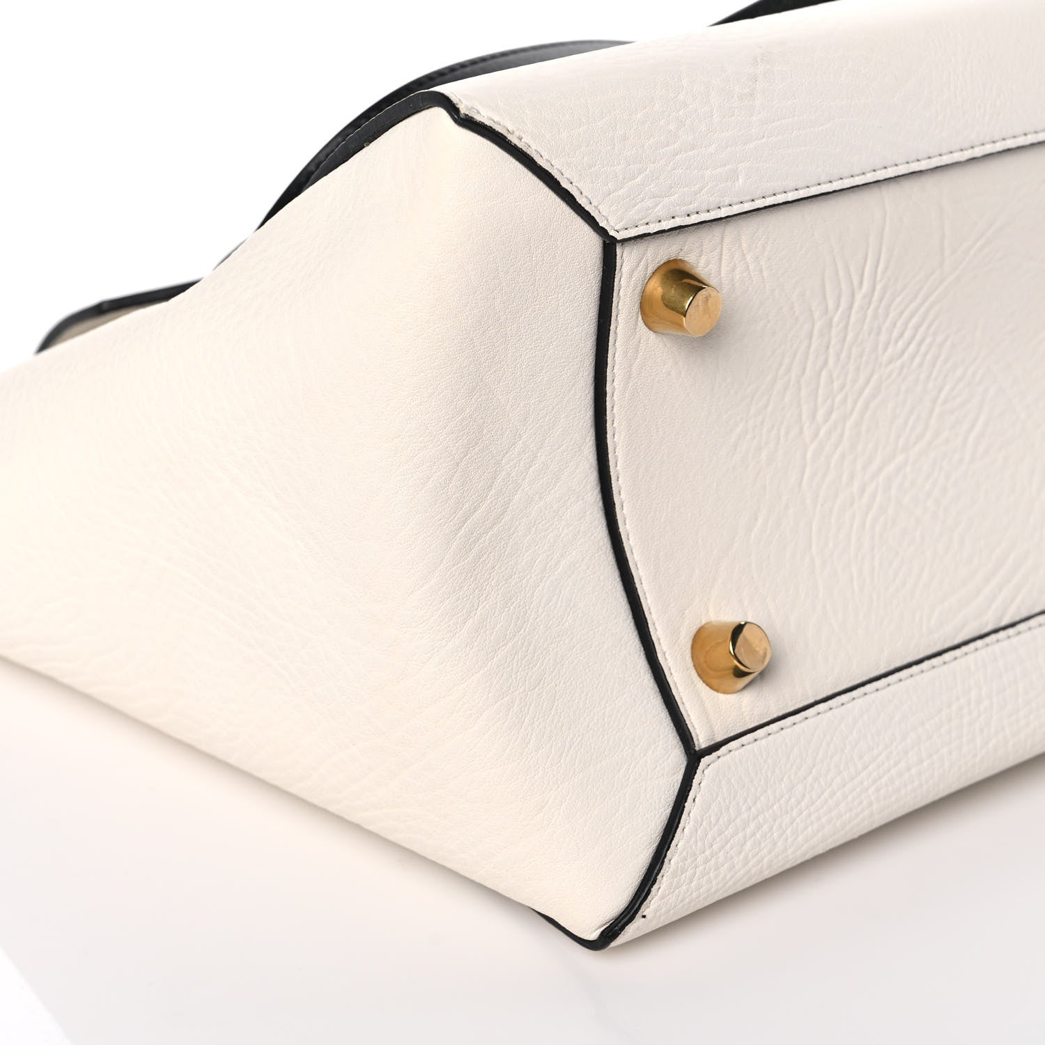Celine Bullhide Mini Belt Bag Black White 6 of 11