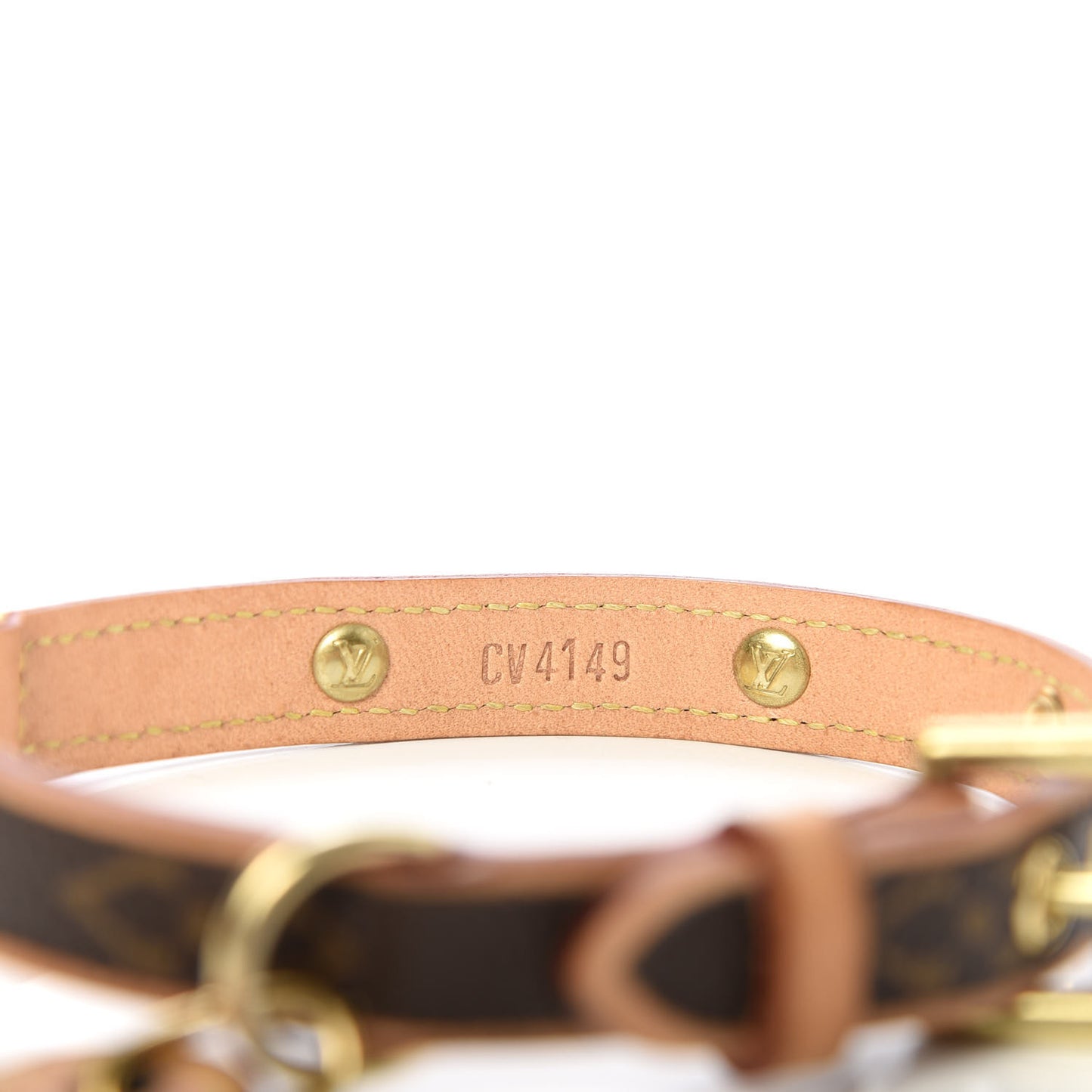 Monogram Baxter Dog Collar PM