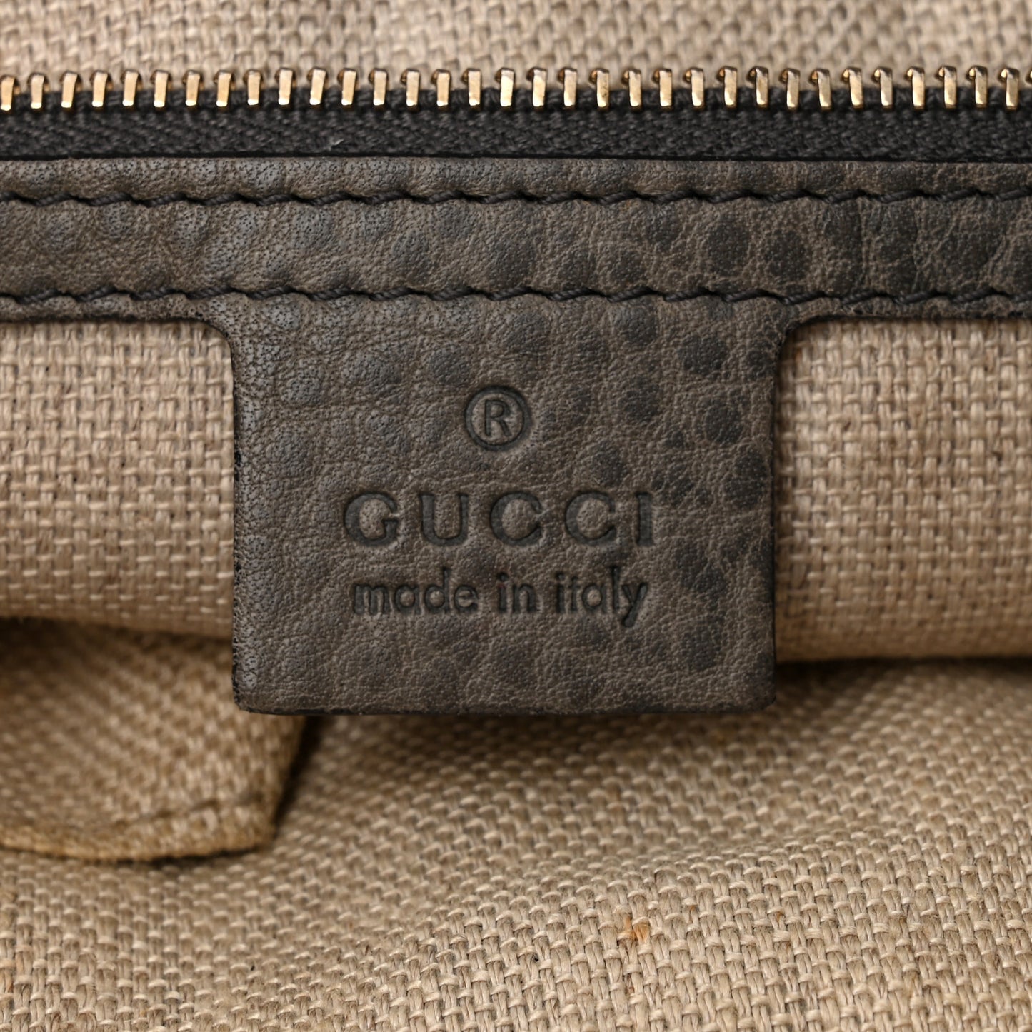 Guccissima Large New Jackie Hobo Military