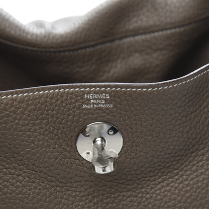 Hermes Taurillon Clemence Lindy 26 Etoupe 6 of 10