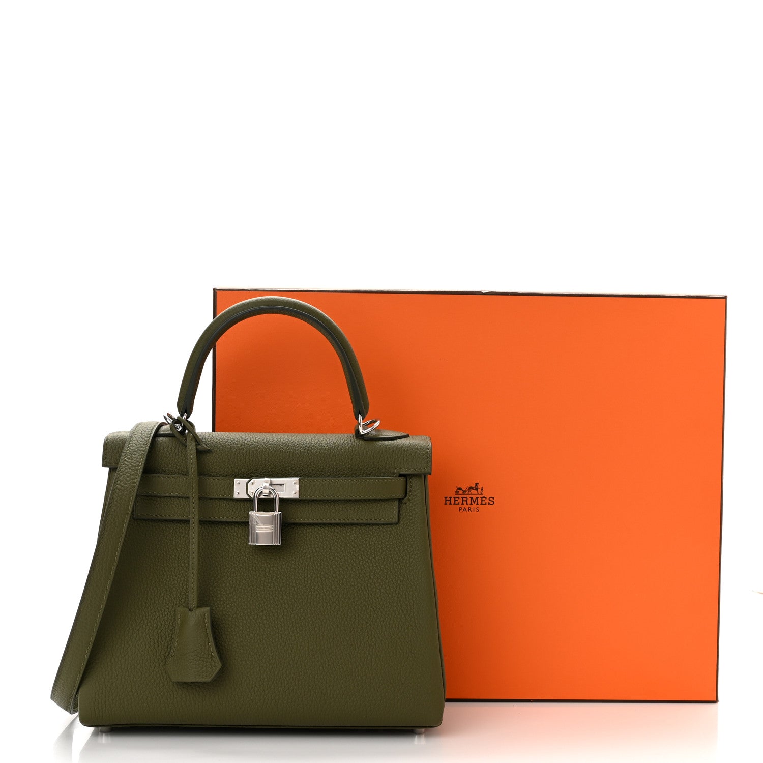 Hermes Togo Kelly Retourne 25 Vert Veronesse 12 of 12
