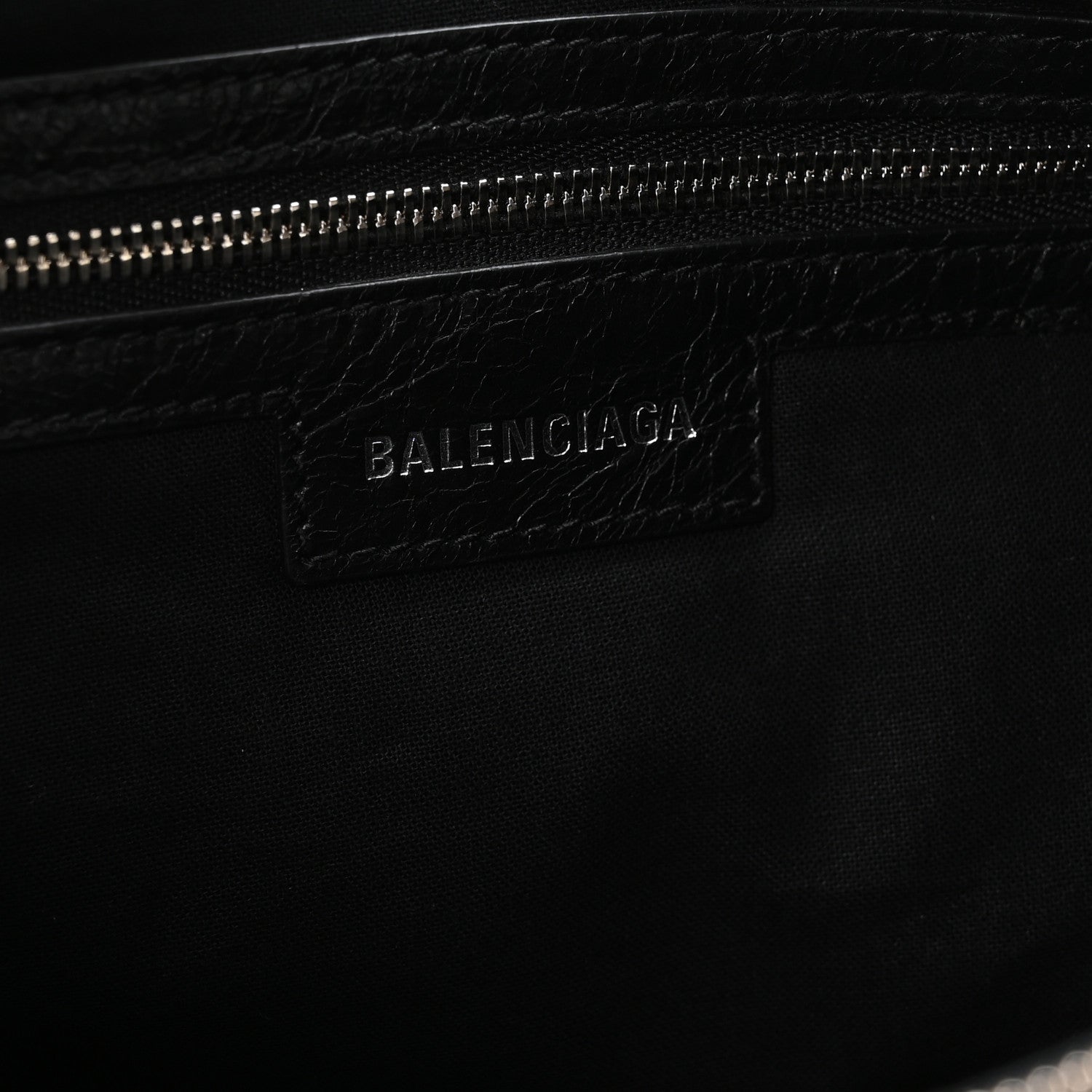 Balenciaga Agneau Arena Small Le Cagole Shoulder Bag Black 7 of 11