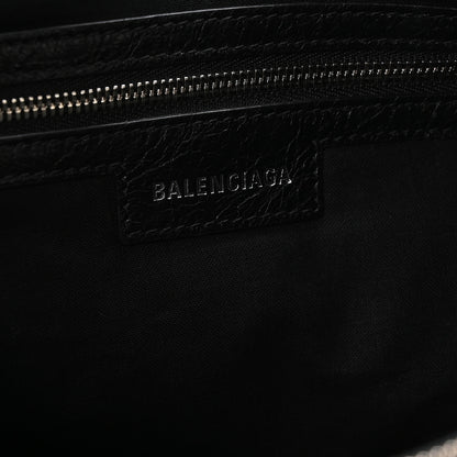 Balenciaga Agneau Arena Small Le Cagole Shoulder Bag Black 7 of 11