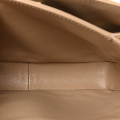 Chanel Suede Quilted Precious Buttons Flap Beige 5 of 11