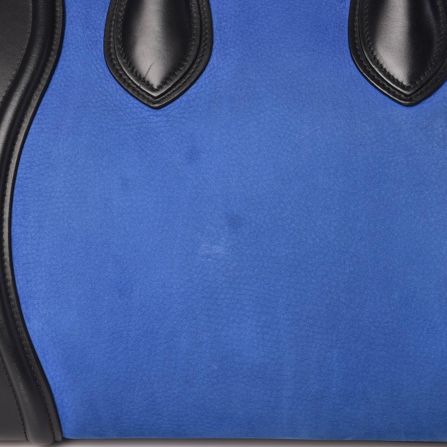Celine Nubuck Calfskin Suede Mini Tri-Color Luggage Bright Blue 13 of 18