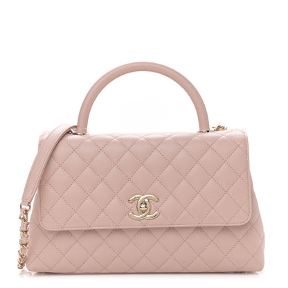 Chanel Caviar Quilted Small Coco Handle Flap Light Pink 1 of 11