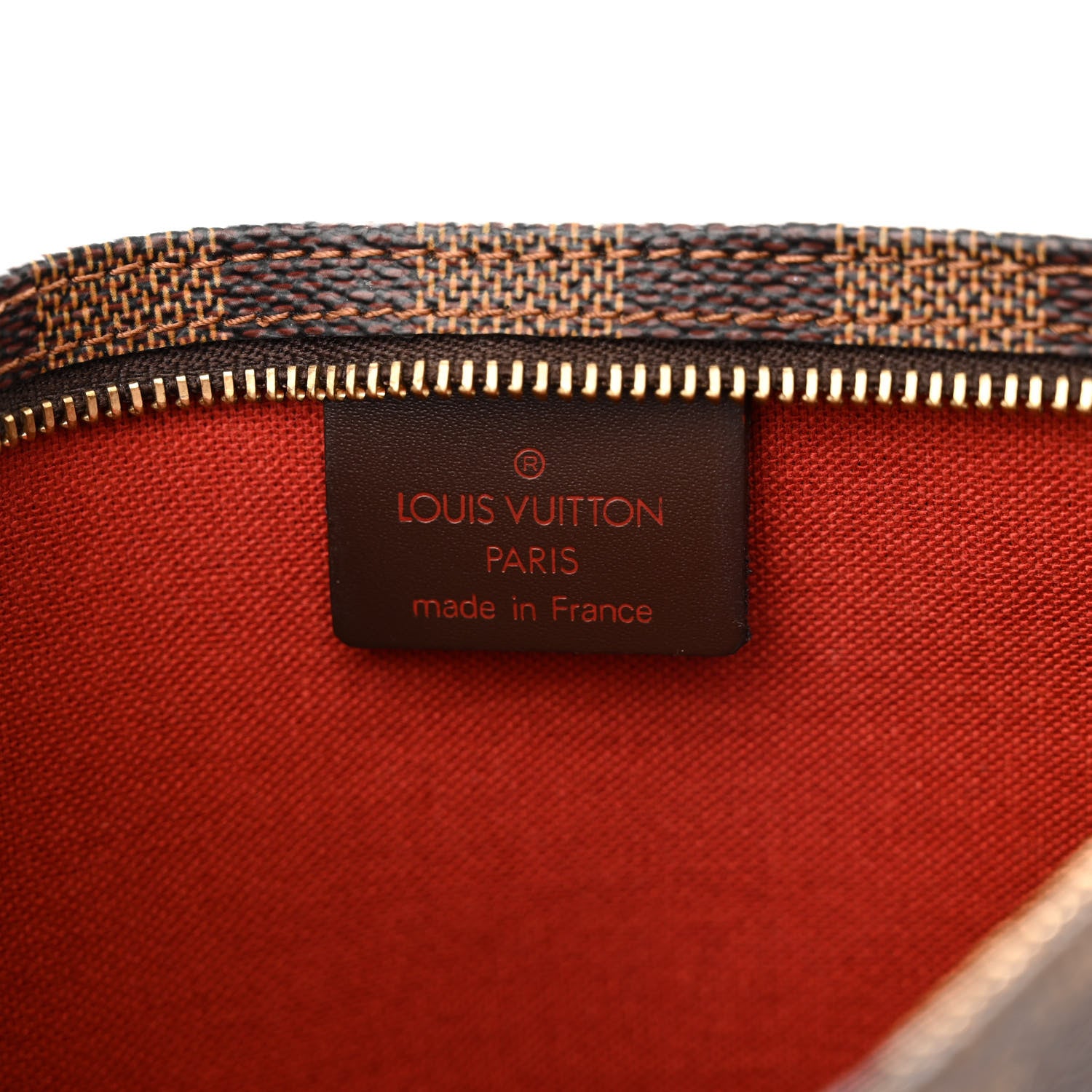 Louis Vuitton Damier Ebene Navona Pochette Accessories 6 of 10