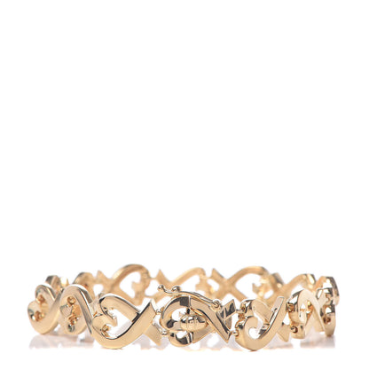 Tiffany 18K Yellow Gold Paloma Picasso Loving Heart Bracelet 3 of 6