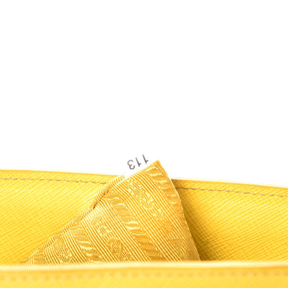 Prada Saffiano Lux Medium Tote Girasole 9 of 15