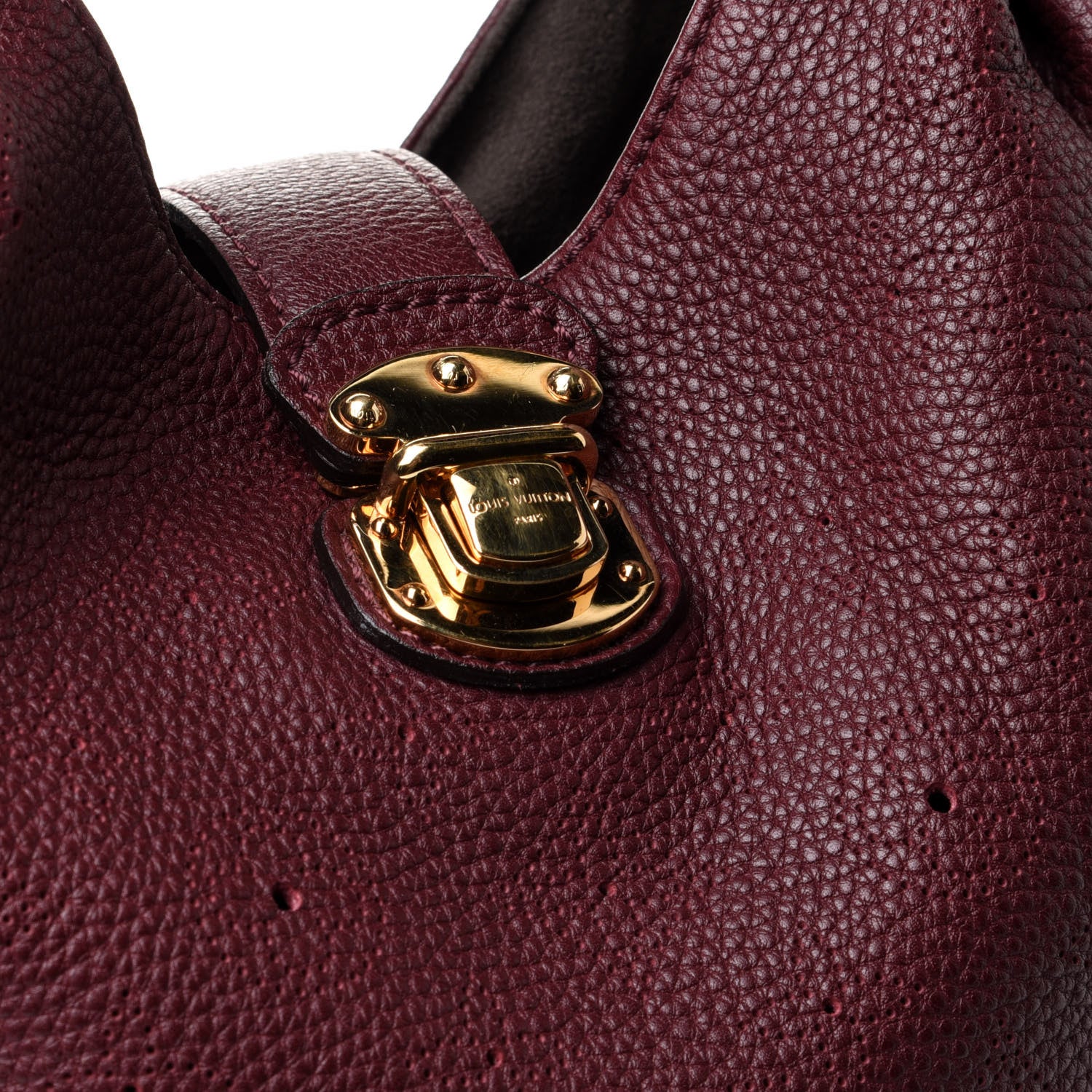 Louis Vuitton Mahina L Bordeaux 7 of 9