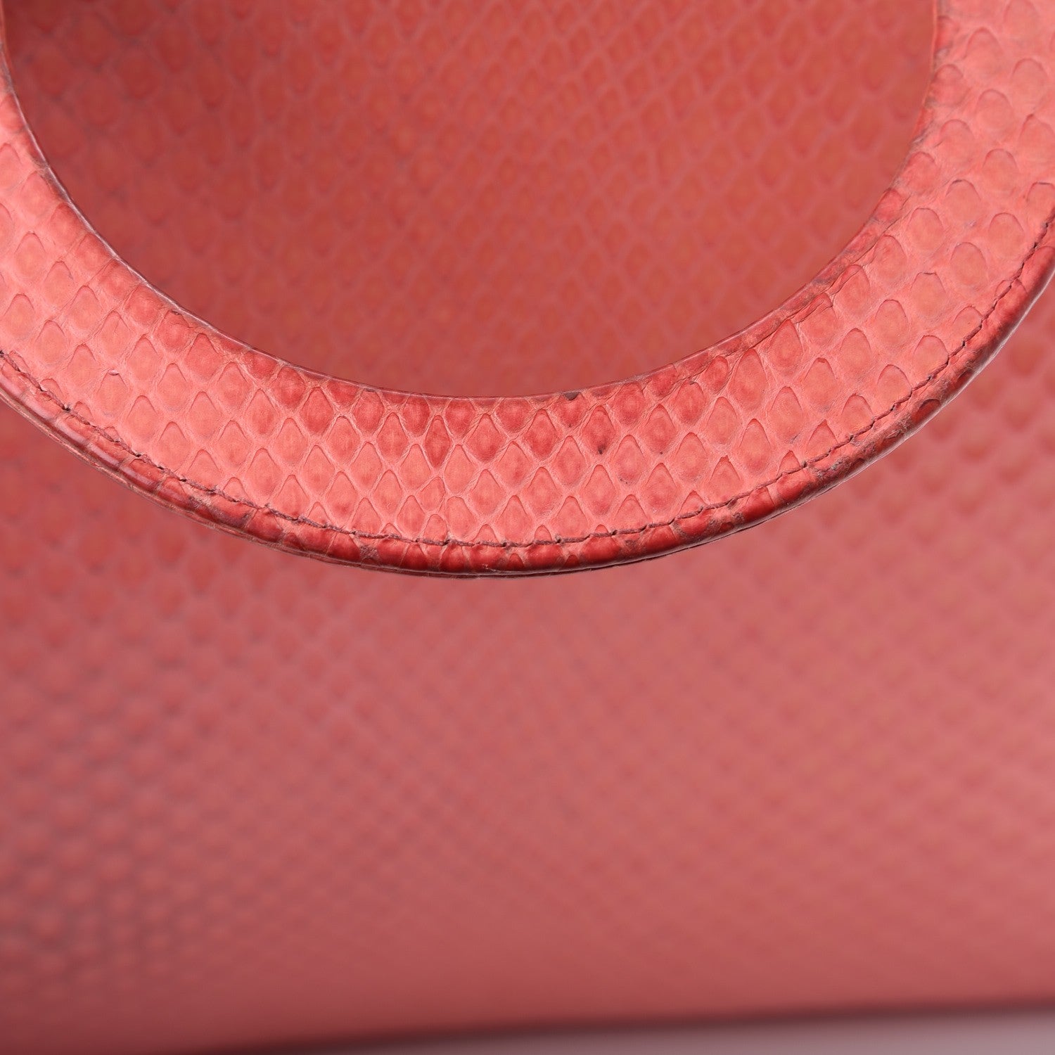 Christian Dior Python Large Lady Dior Pink 9 of 20