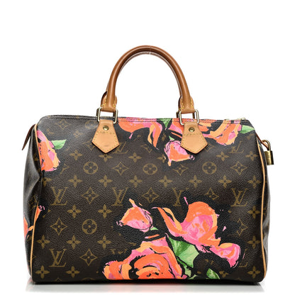 Louis Vuitton Monogram Roses Speedy 30 1 of 10