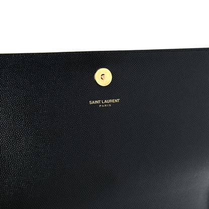 Saint Laurent Grain De Poudre Classic Monogram Kate Clutch Black 6 of 12
