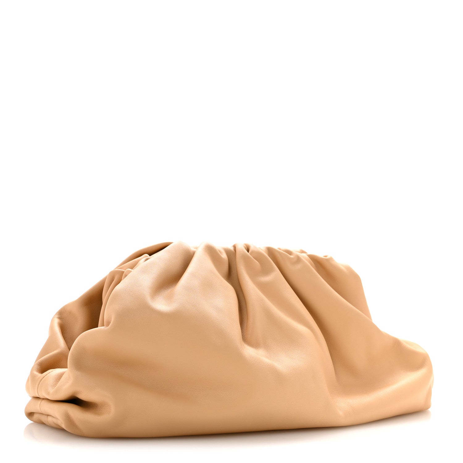 Bottega Veneta Smooth Butter Calf The Pouch Oversized Clutch Biscotto 3 of 10