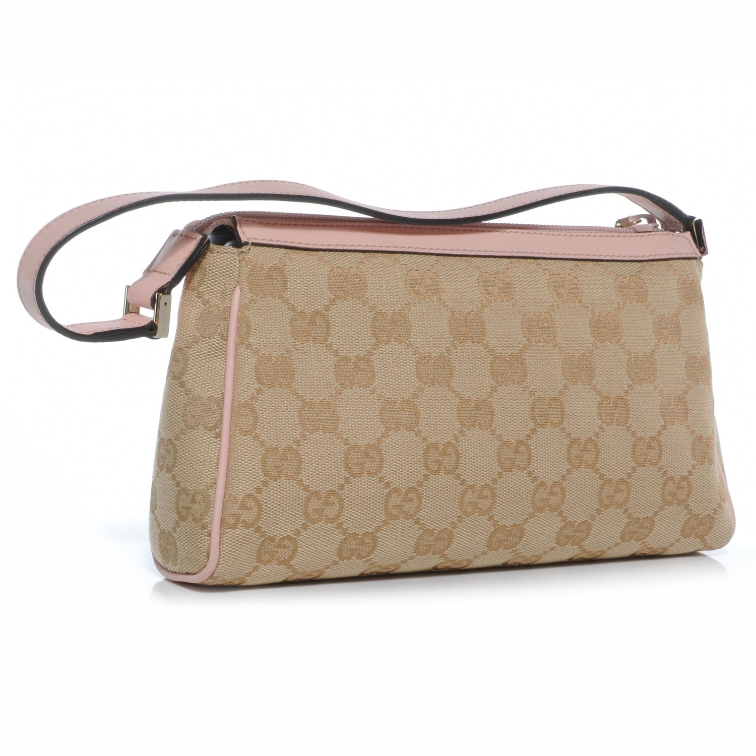 Gucci Monogram Cosmetic Case Pochette Pink 3 of 7