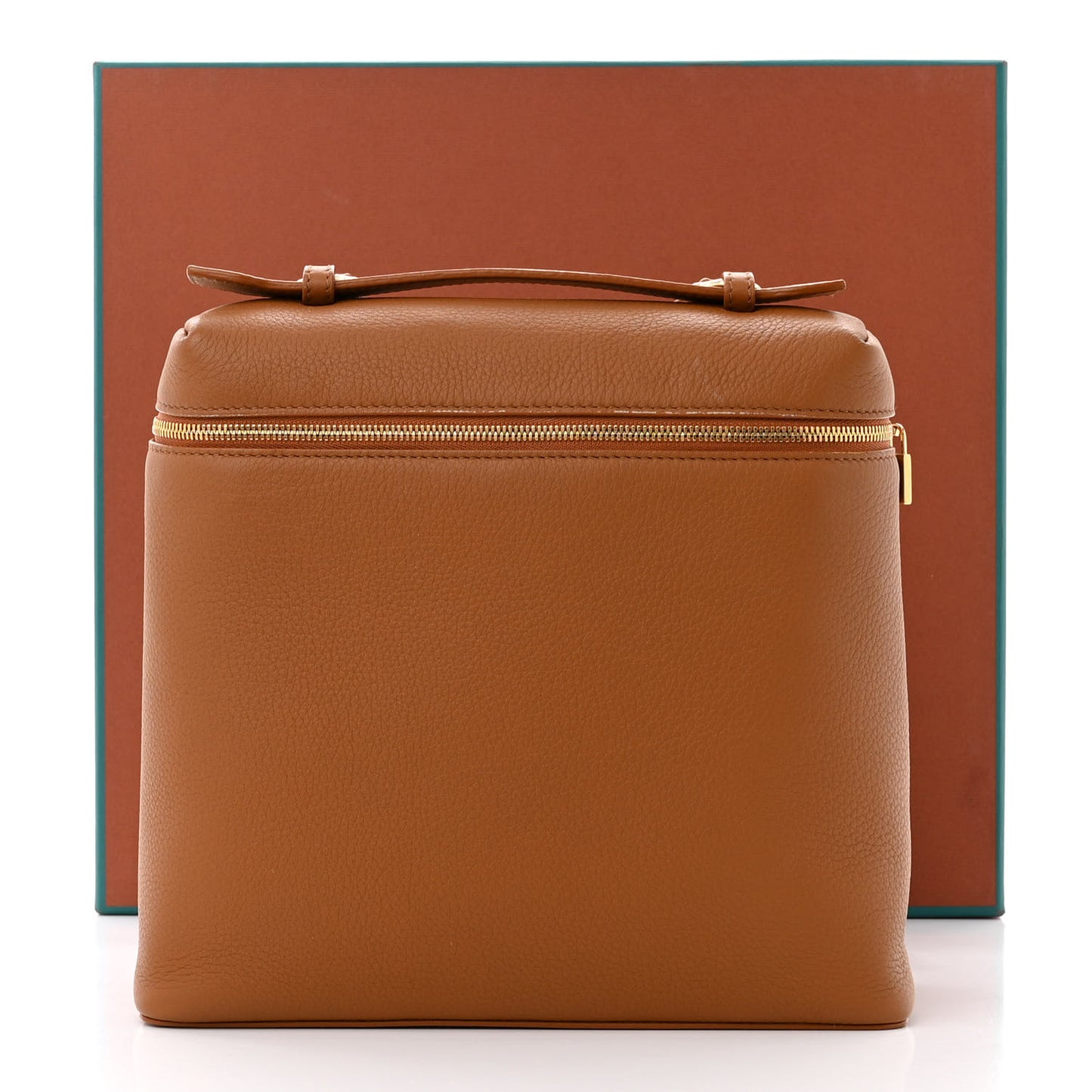 Grained Calfskin L23.5 Extra Pocket Backpack Warm Tan