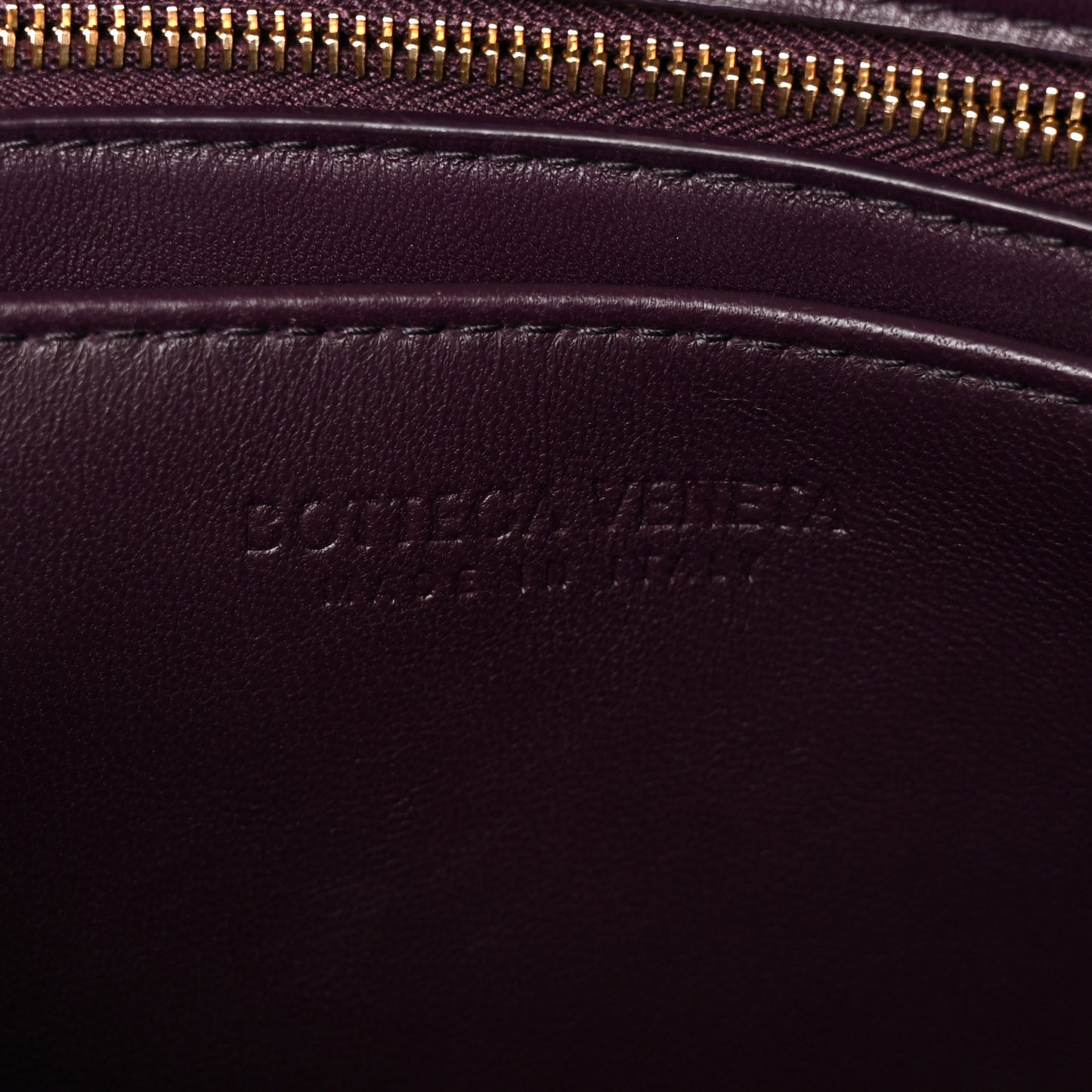 Nappa Intrecciato Small East West Andiamo Shoulder Bag Dark Mystic