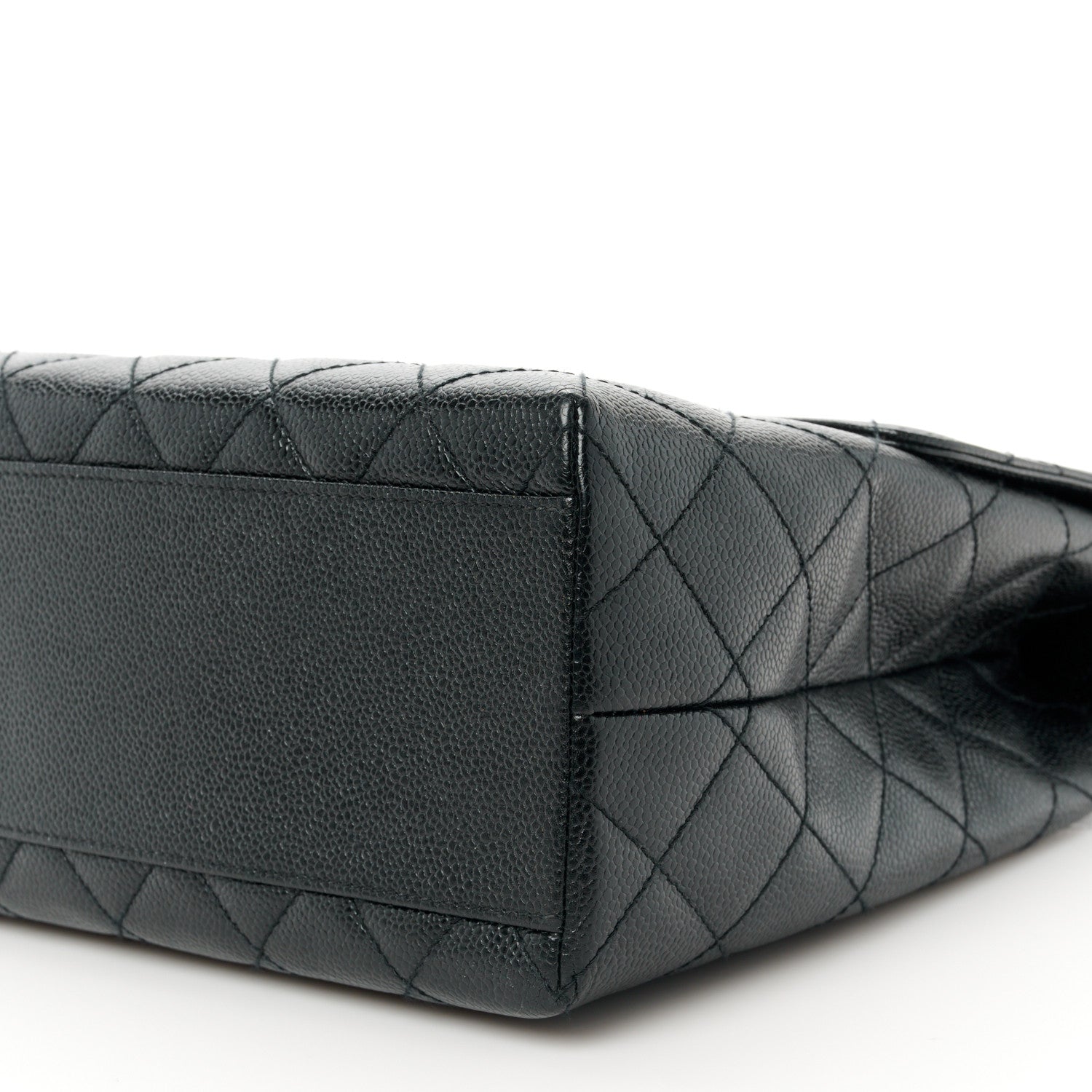 Chanel Caviar Quilted Jumbo Kelly Flap Black 11 of 11