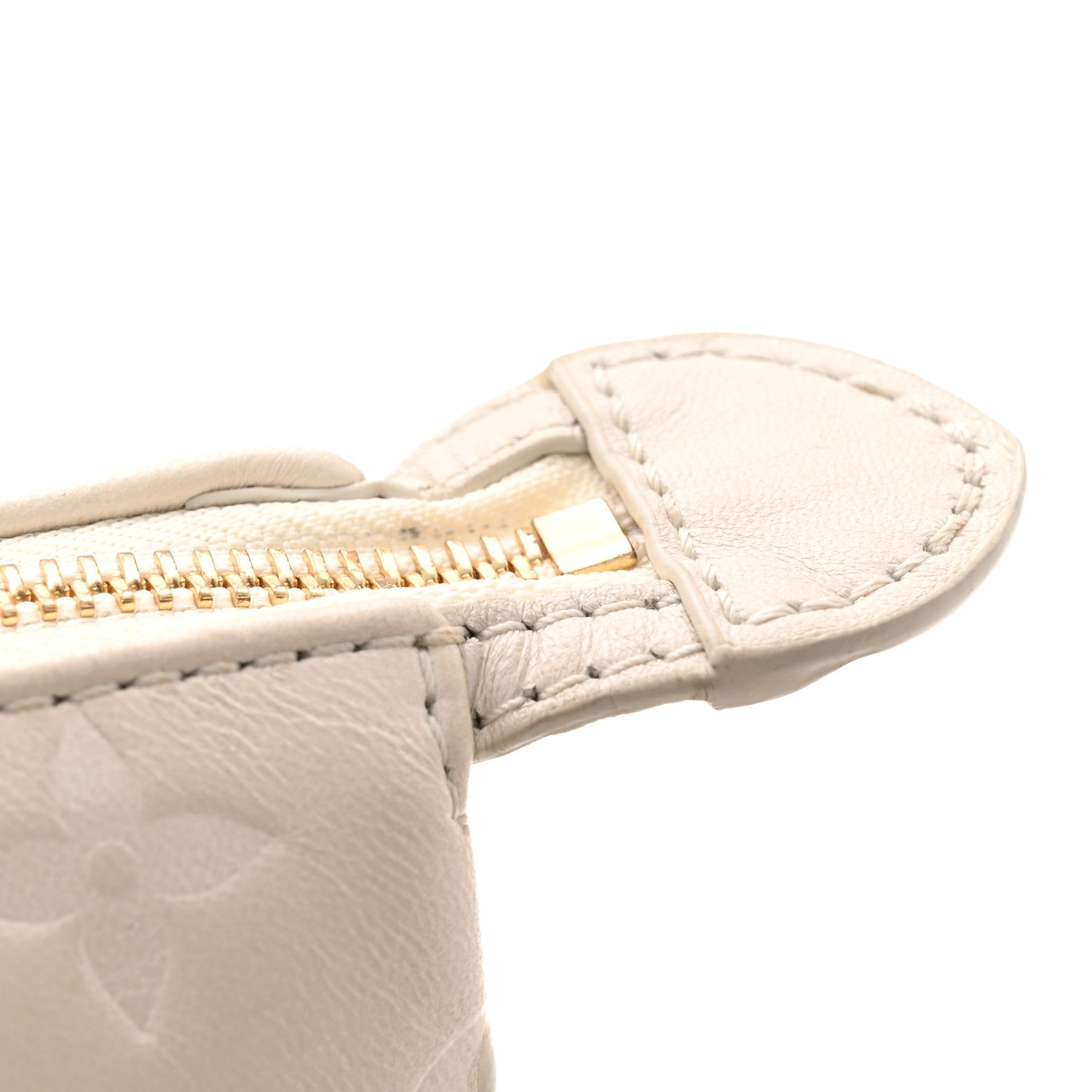 Louis Vuitton Lambskin Embossed Monogram Coussin PM Beige Cream 10 of 10