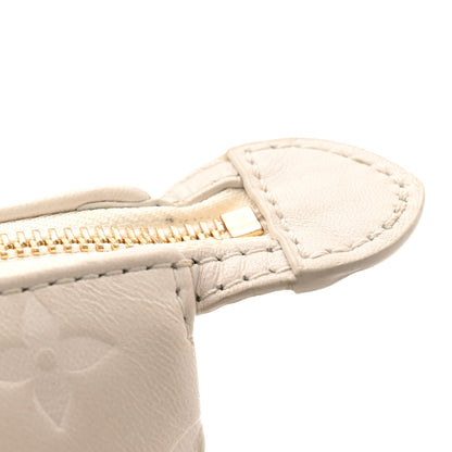 Louis Vuitton Lambskin Embossed Monogram Coussin PM Beige Cream 10 of 10