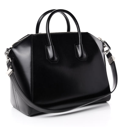 Givenchy Shiny Lord Calfskin Medium Antigona Black 4 of 11