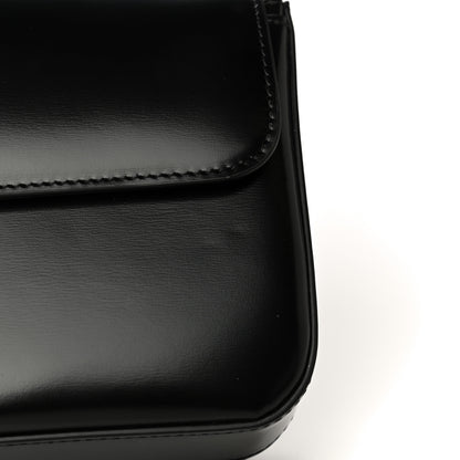Celine Shiny Calfskin Triomphe Chain Bag Black 15 of 16