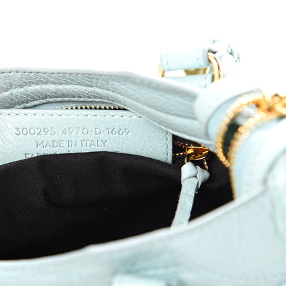 Balenciaga Agneau Classic Gold Hardware Mini City Bleu Maldives 6 of 15